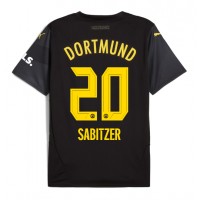 Borussia Dortmund Marcel Sabitzer #20 Fotballklær Bortedrakt 2024-25 Kortermet